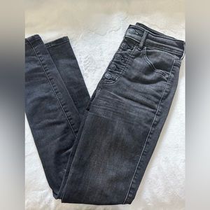 Express Skinny High Rise Black Skinny Jeans sz 00